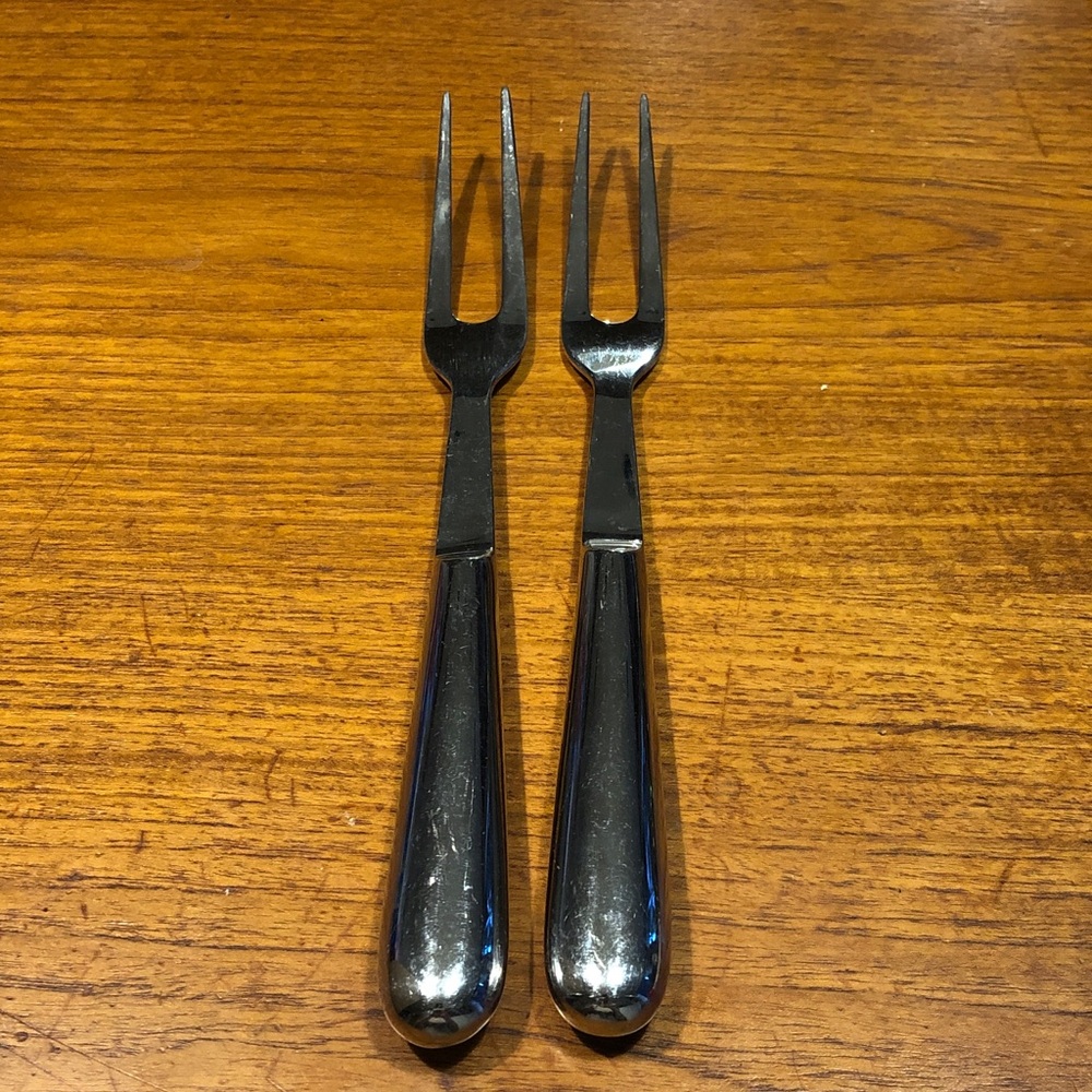 Villeroy & Boch Black Stainless BBQ Cocktail Forks - Set of 2